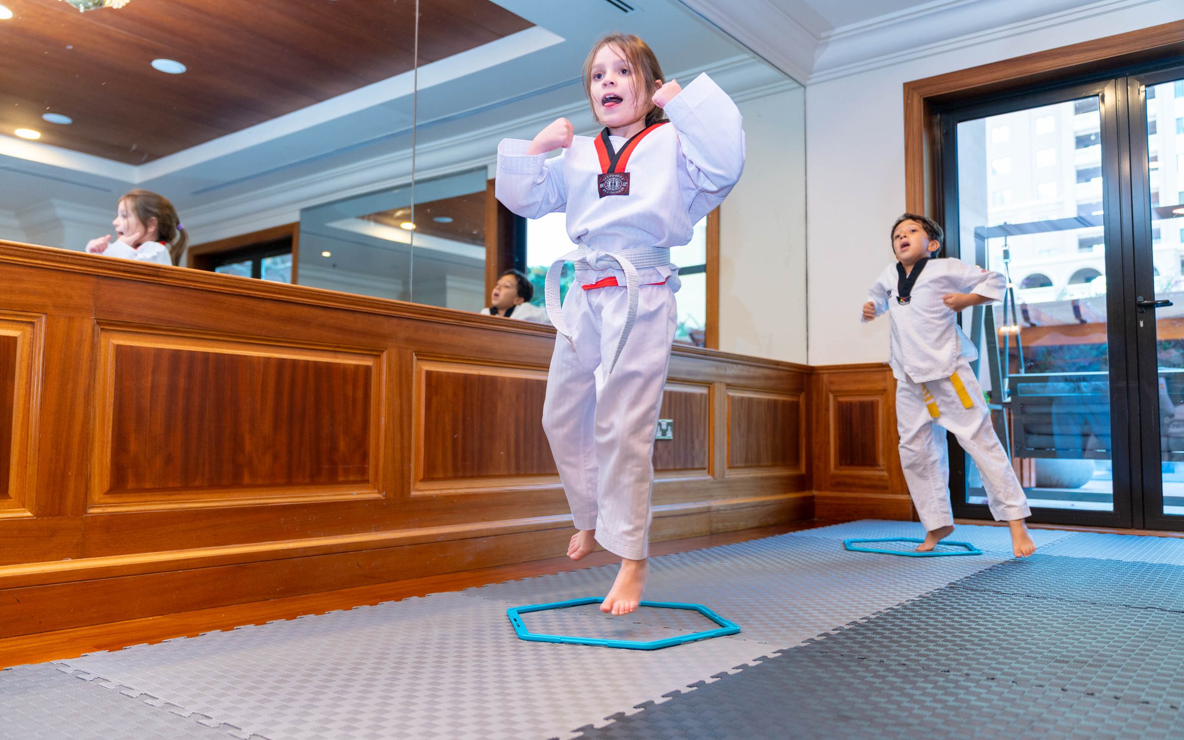 STC Premium Taekwondo training area